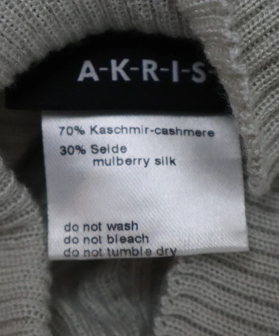 Akris Beige Cotton Turtleneck Sweater sz 2 - Image 4