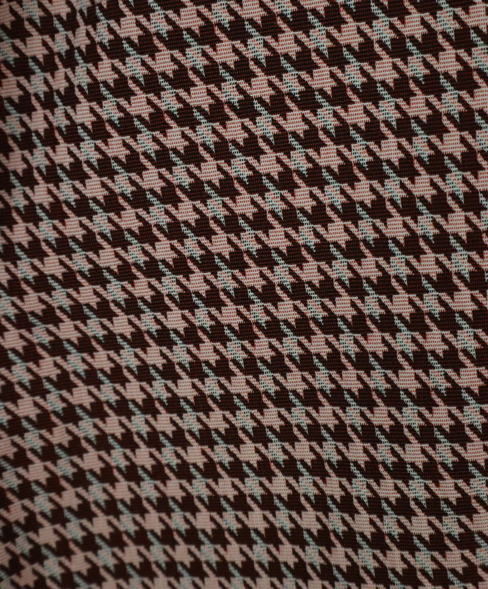 Akris Punto Brown & Pink Herringbone Pants sz 14 - Image 4
