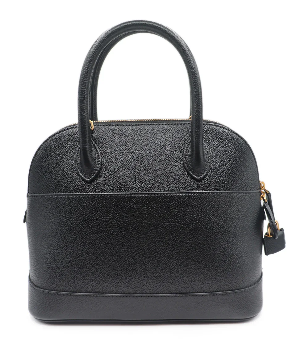 Balenciaga Black & White Leather Handbag - Image 3