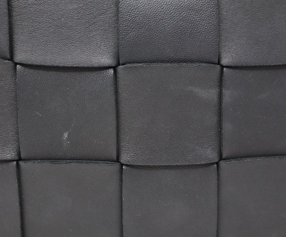 Bottega Veneta Black Woven Cassette Bag - Image 9