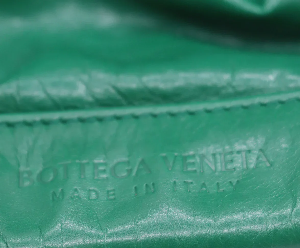 Bottega Veneta Green Leather Tote - Image 10