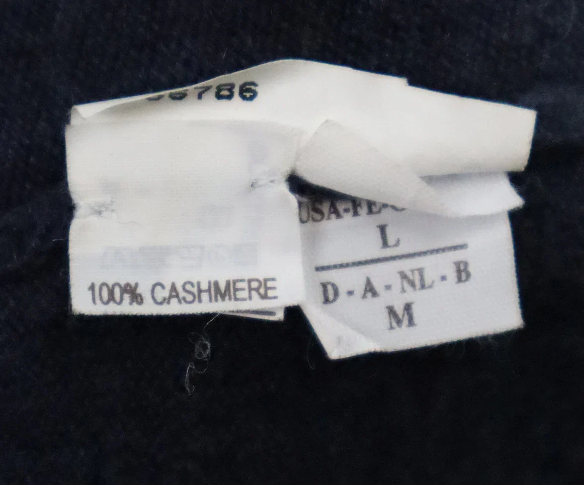 Brunello Cucinelli Navy Cashmere Cardigan sz 10 - Image 5
