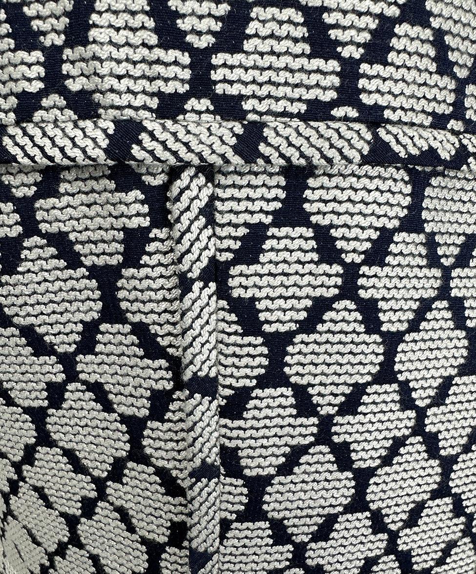 Carolina Herrera White Navy Sleeveless Dress Size 6 - Image 8