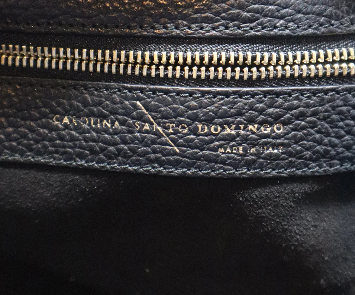 Carolina Santo Domingo Burgundy & Black Shearling Tote - Image 7