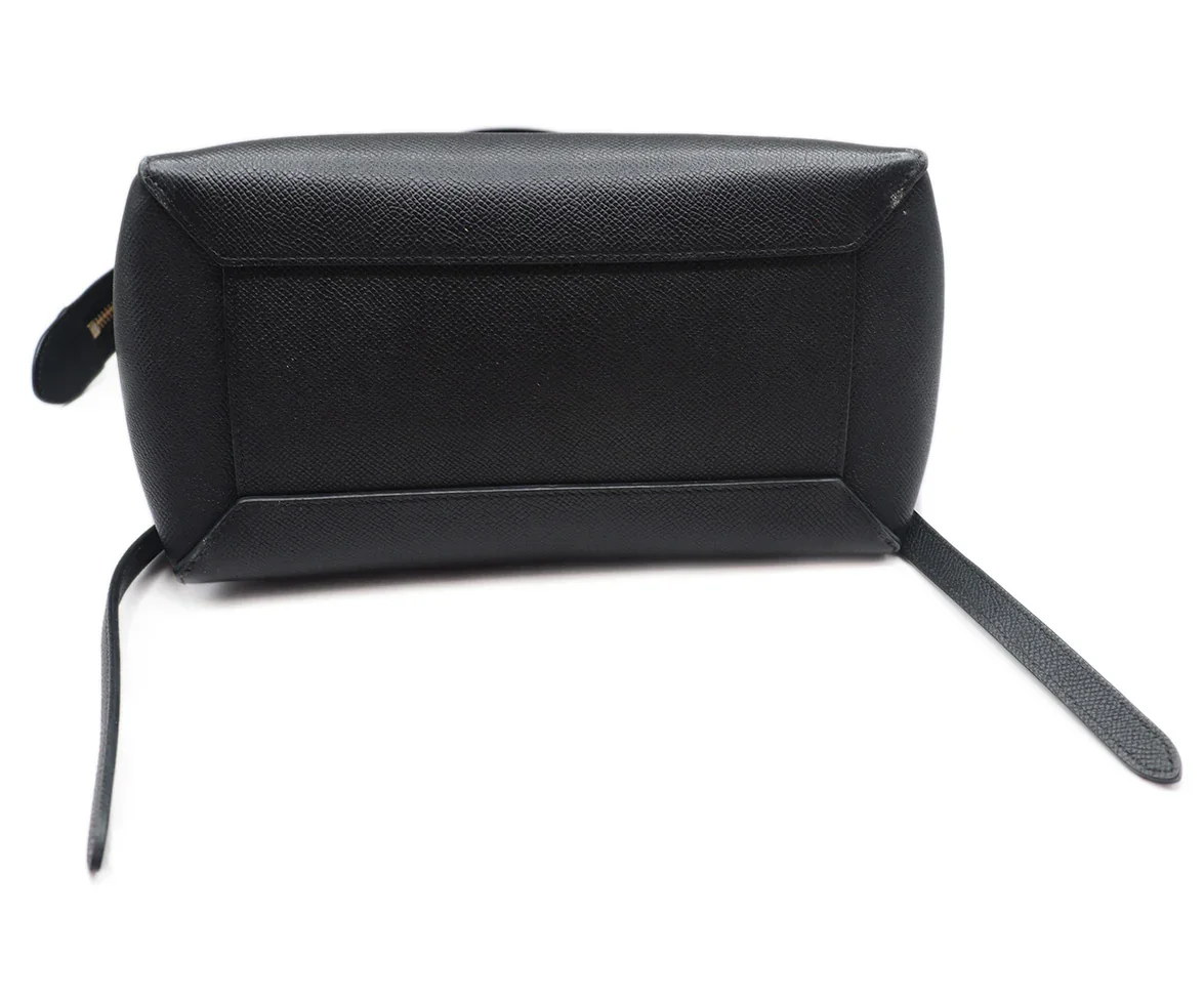 Celine Black Leather Belt Bag - Image 4