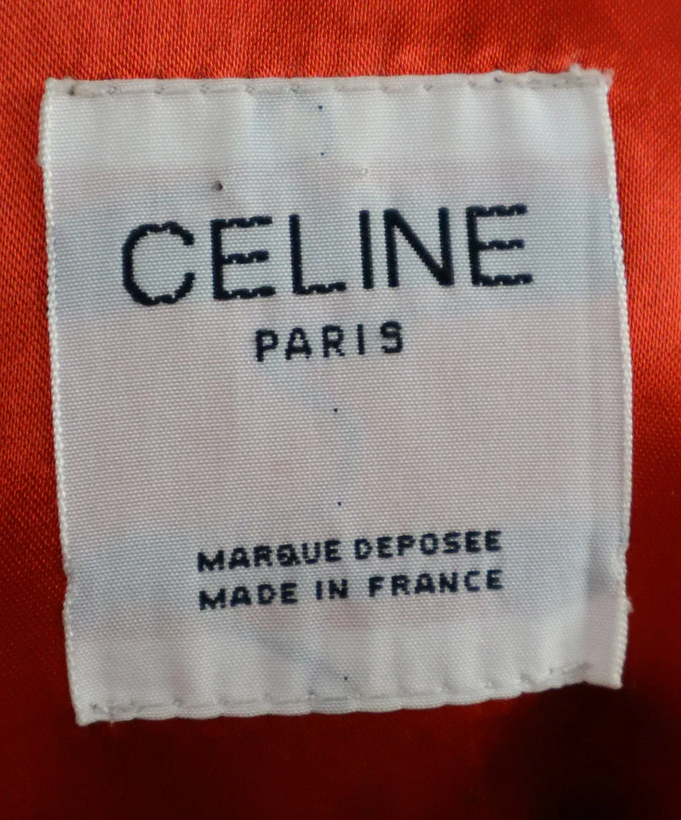 Celine Red Wool Coat sz 12 - Image 4