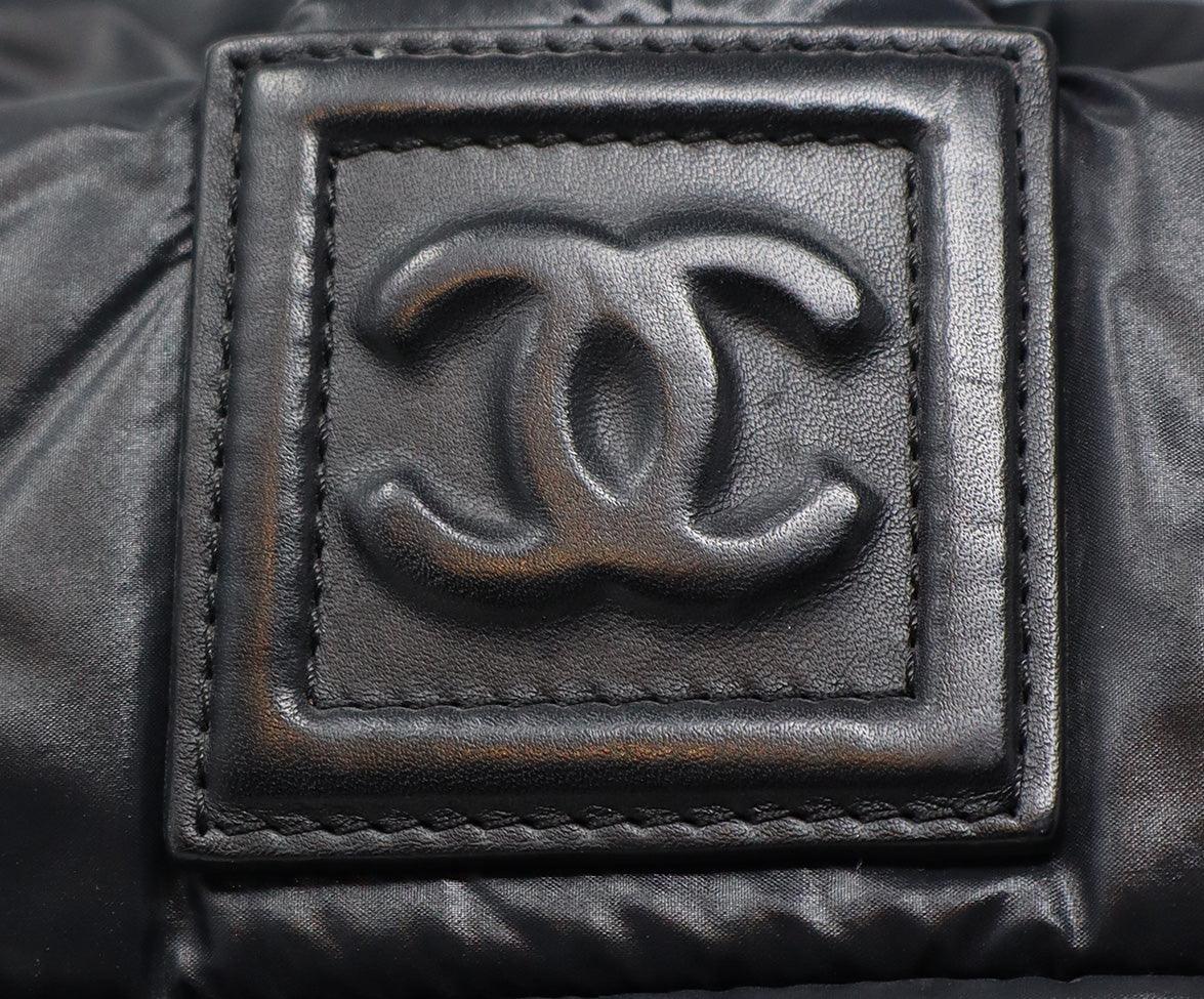 Chanel Black Quilted Cocoon Nylon Tote - Image 9