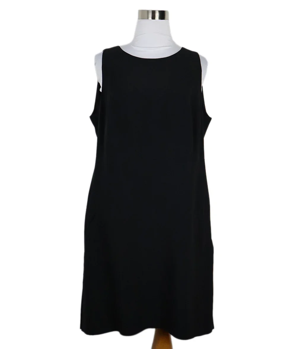 Chanel Black Sleeveless Dress sz 14