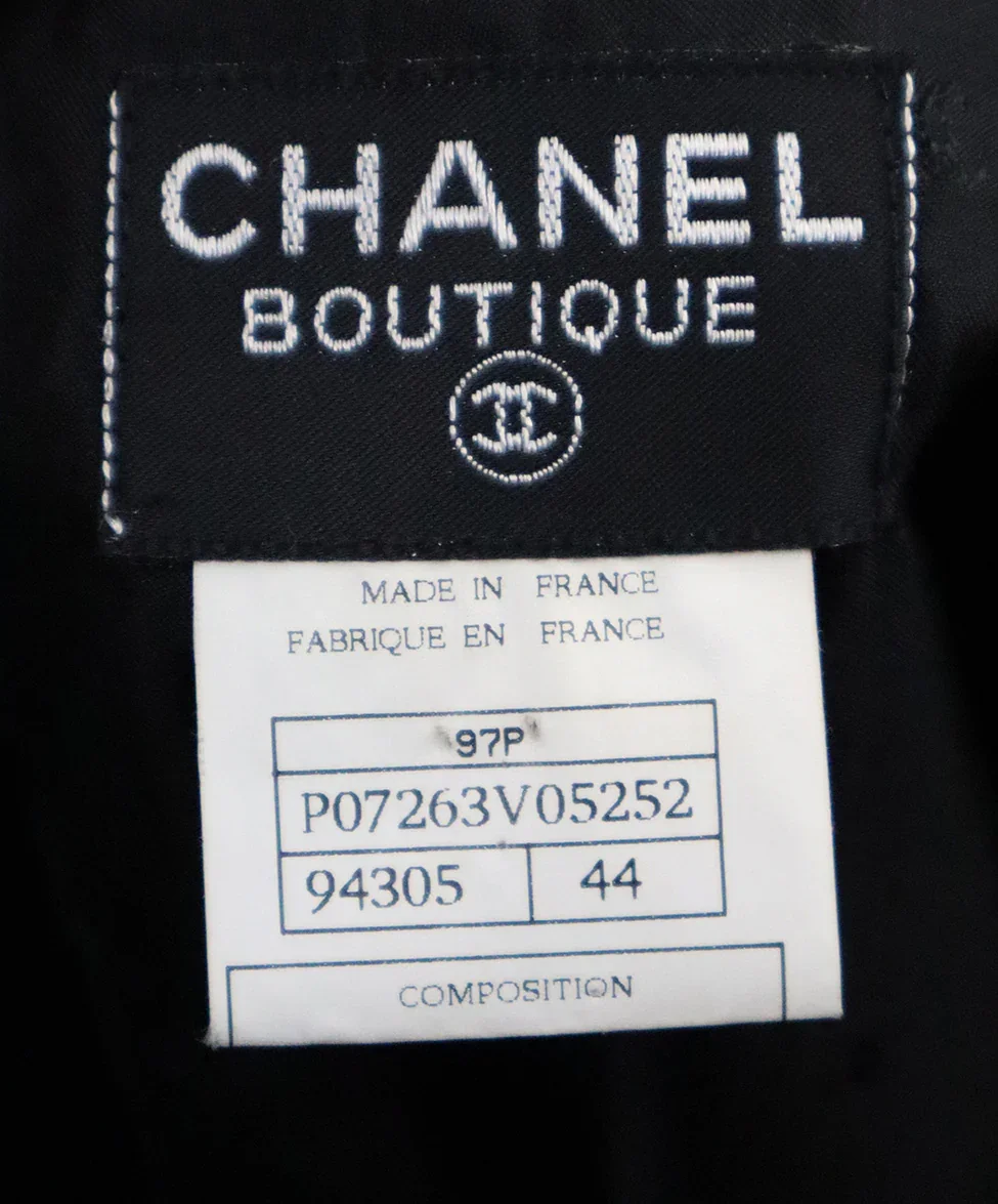 Chanel Black Sleeveless Dress sz 14 - Image 4