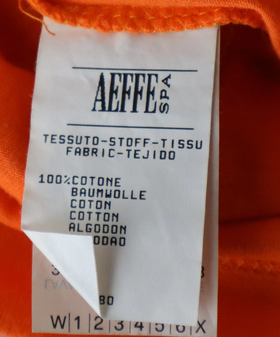 Cheap And Chic Orange Black Cotton T Shirt sz 6 - Image 5