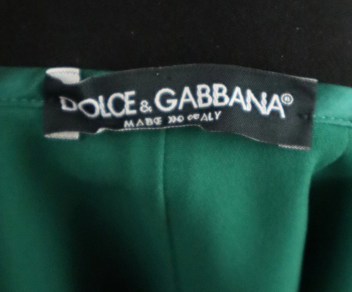 Dolce & Gabbana Green Skirt sz 4 - Image 4