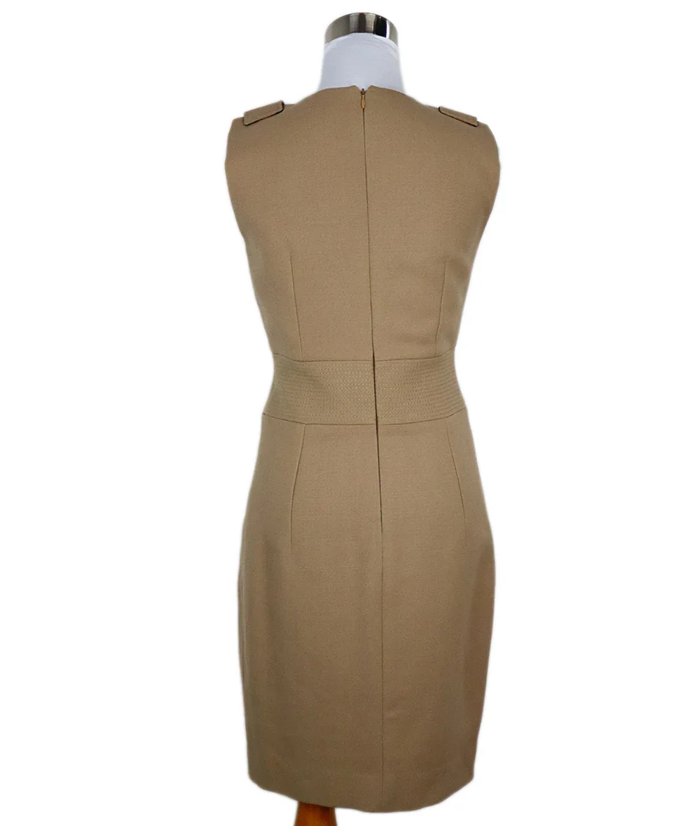 Dolce & Gabbana Tan Animal Print Lining Dress sz 4 - Image 3