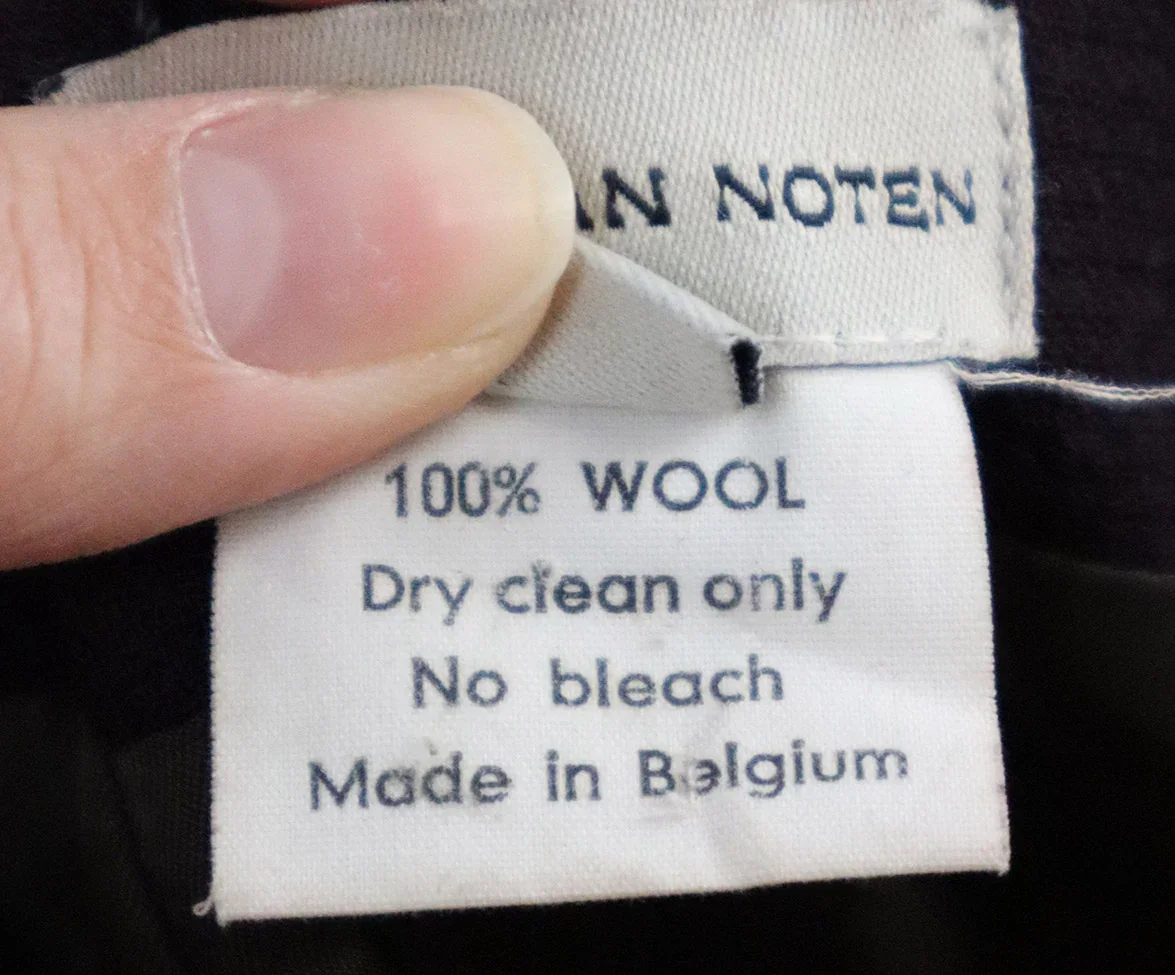 Dries Van Noten Purple Wool Skirt sz 6 - Image 5