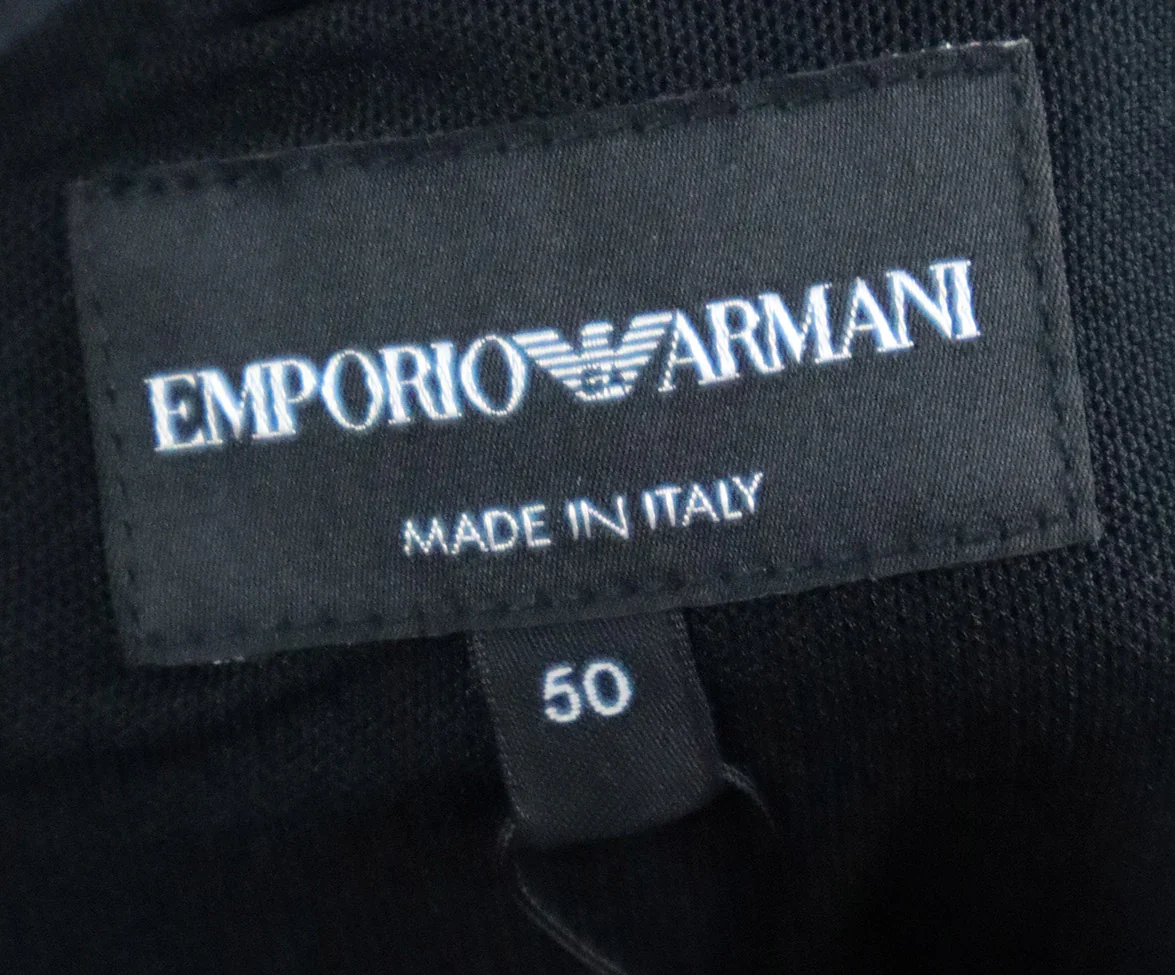 Emporio Armani Black Sequin Top sz 14 - Image 4