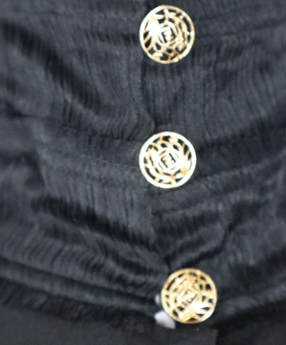 Fendi Black SIlk Top Sz 6 - Image 5