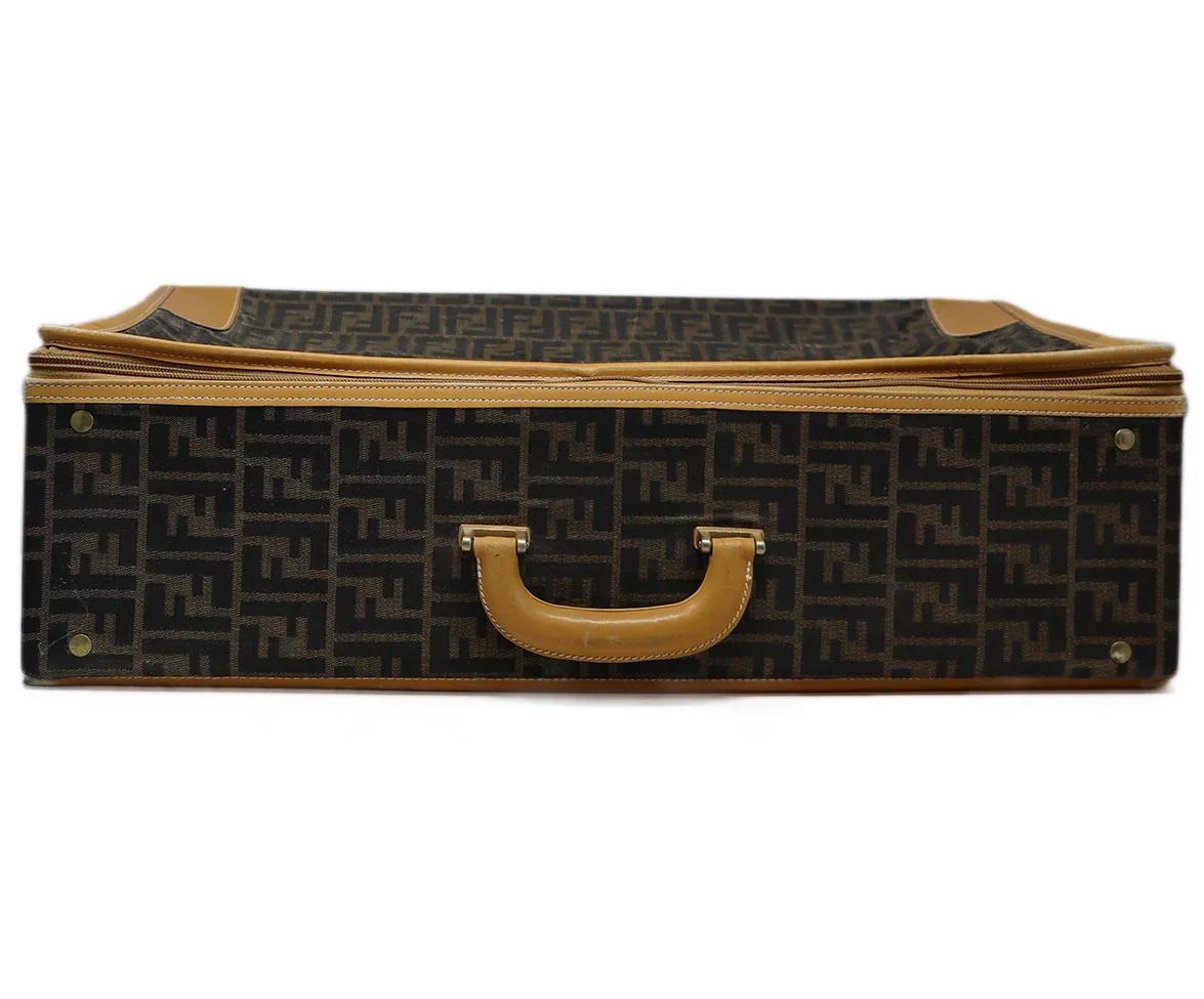 Fendi Vintage Logo Print Luggage - Image 5