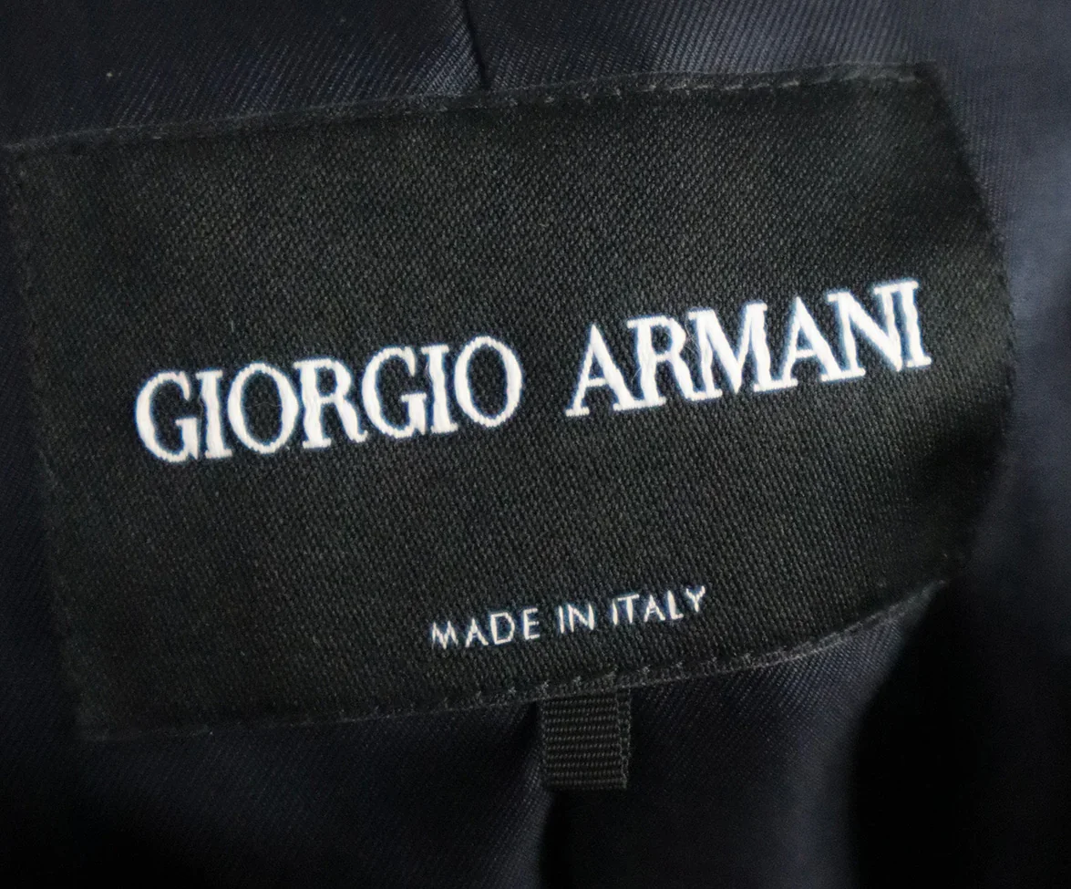 Giorgio Armani Navy Wool Jacket sz 12 - Image 4
