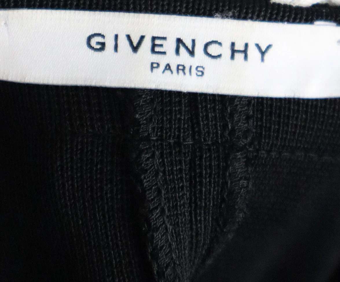 Givenchy Black & White Lace Trim Cardigan sz 4 - Image 4