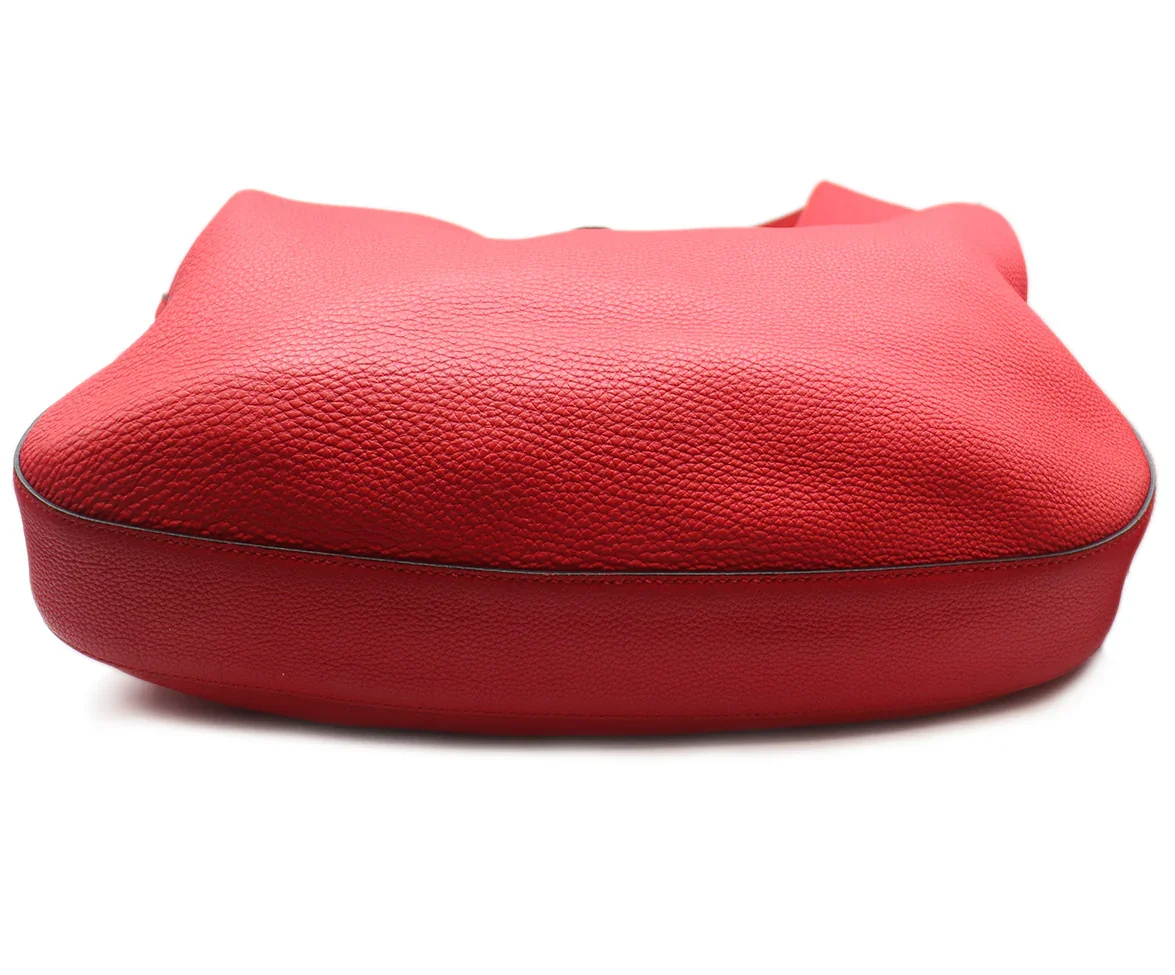 Gucci Red Large Jackie O Shoulder Bag - Image 4
