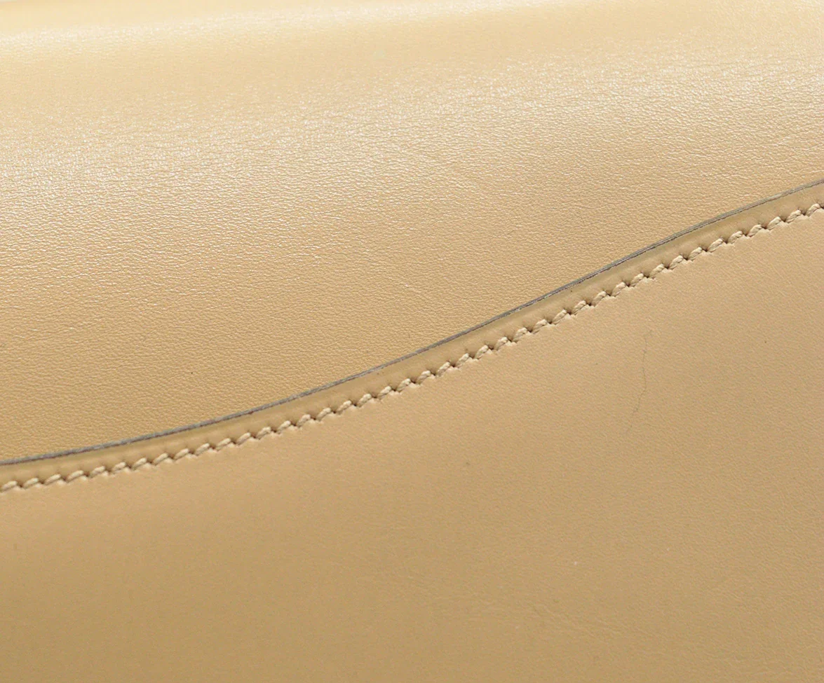 Hermes Beige Leather Constance 18 Shoulder Bag - Image 13