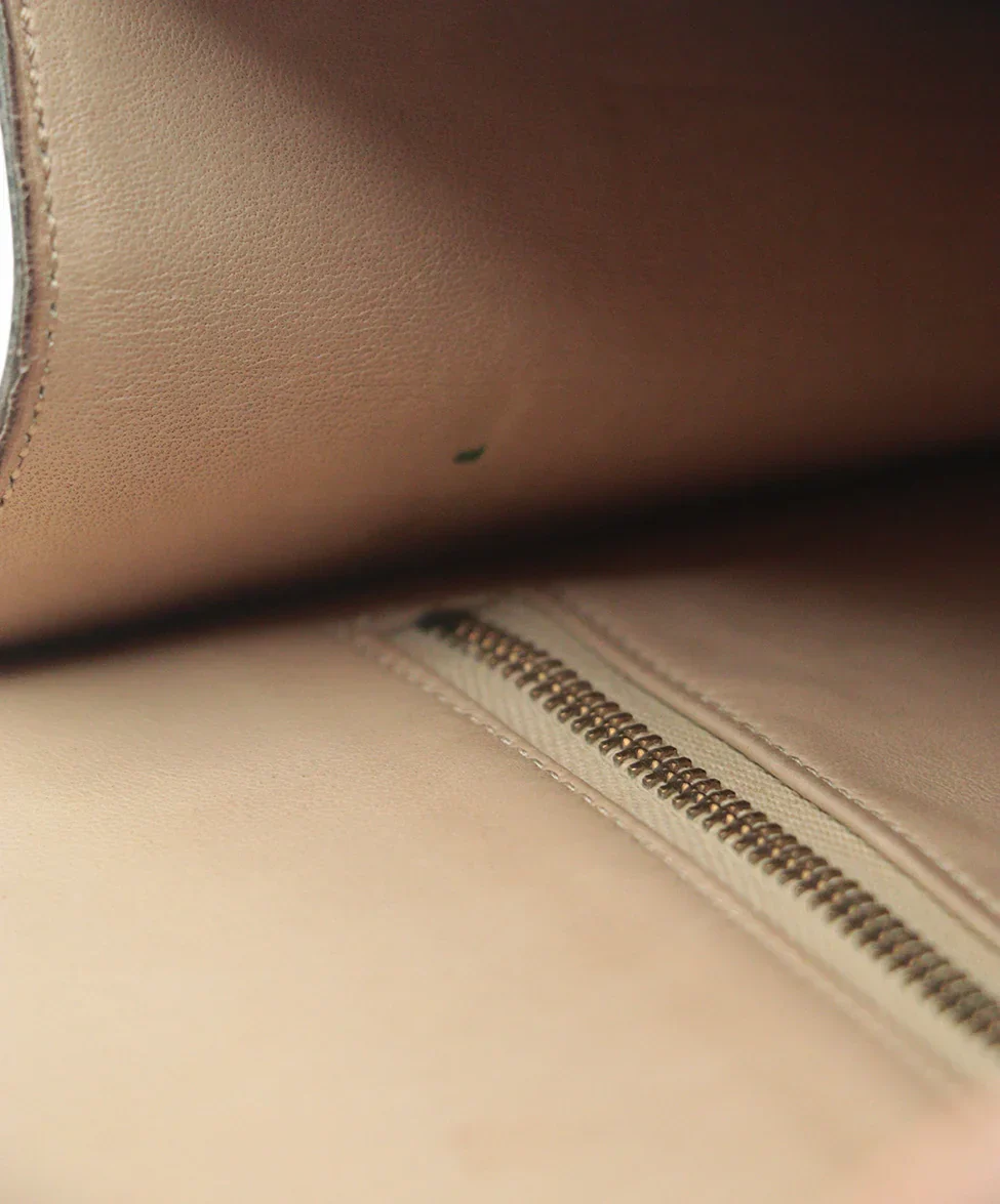 Hermes Beige Leather Constance 18 Shoulder Bag - Image 8