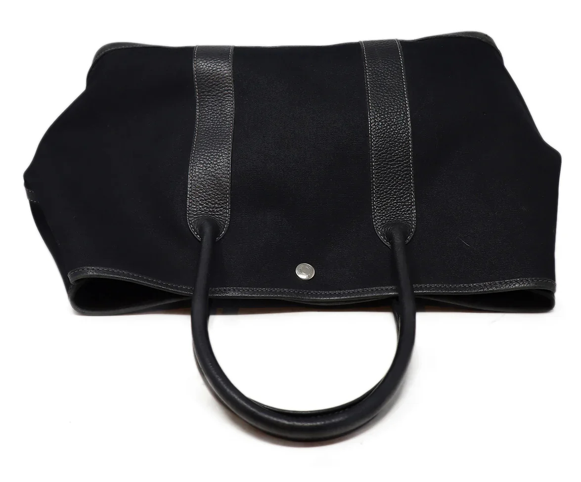 Hermes Black 36cm Garden Party Tote - Image 5