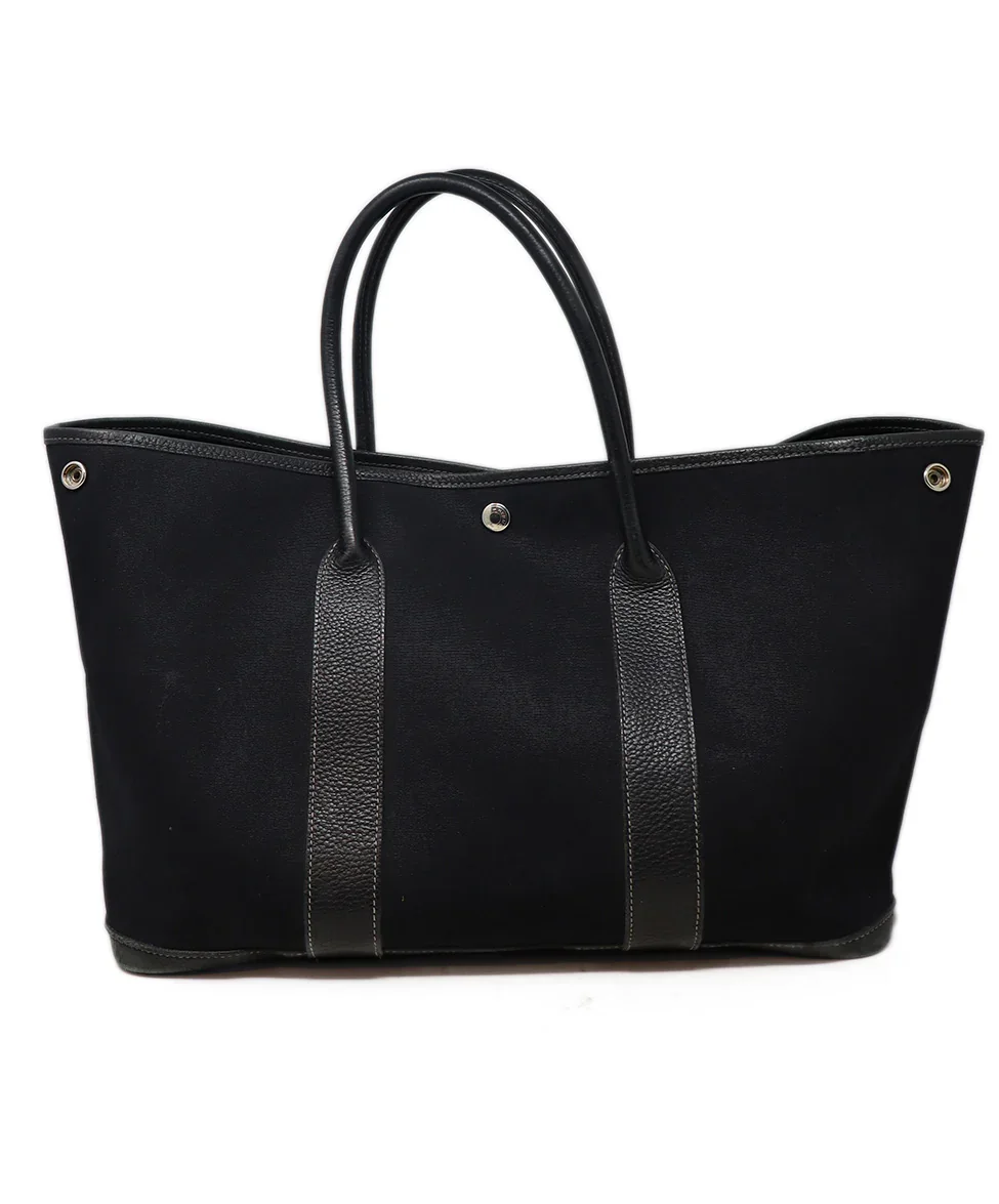 Hermes Black 36cm Garden Party Tote - Image 6