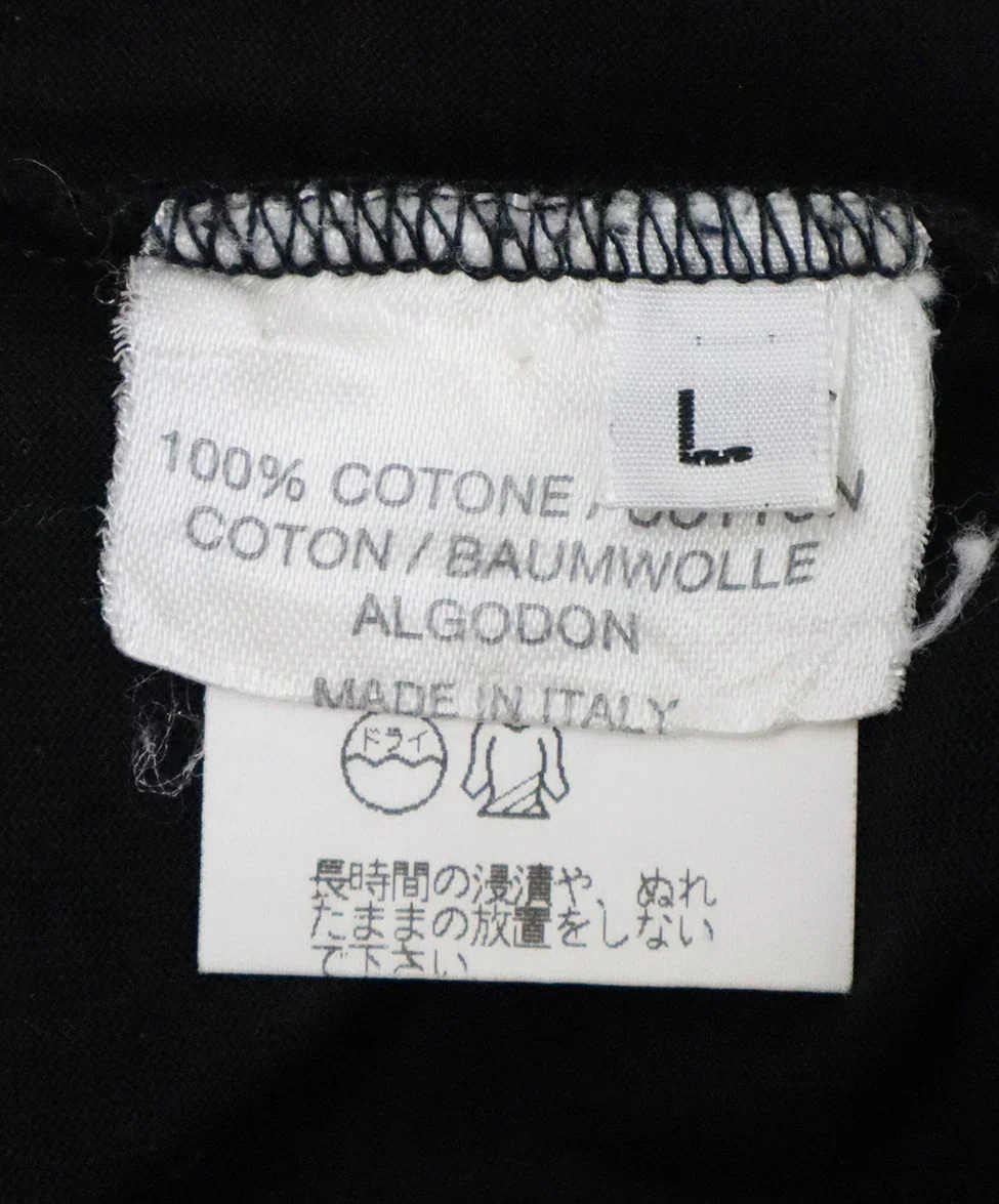 Hermes Black Cotton T-Shirt sz 4 - Image 5