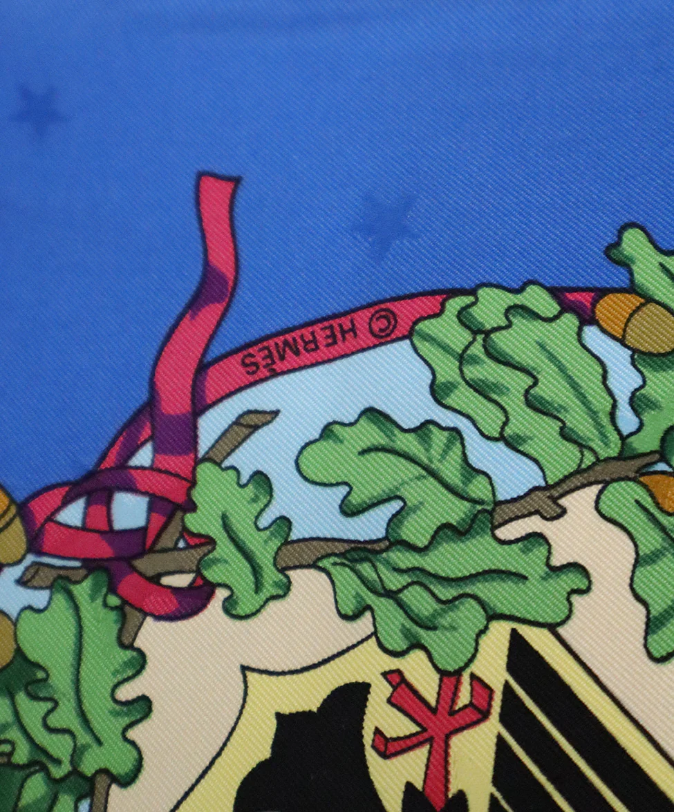 Hermes Emblemes de L'Europe Print Scarf - Image 7