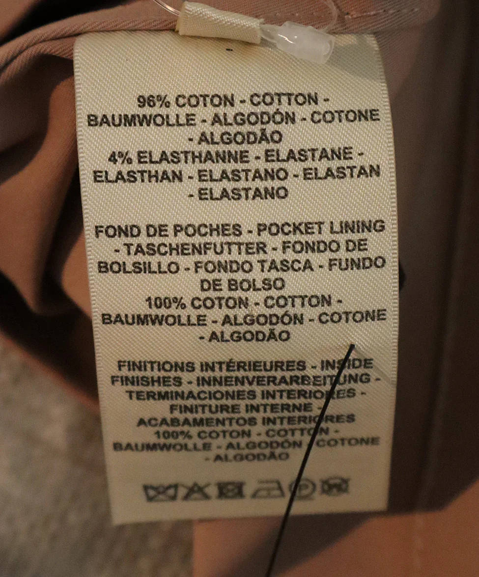 Hermes Nude Pink Cotton Dress sz 4 - Image 5