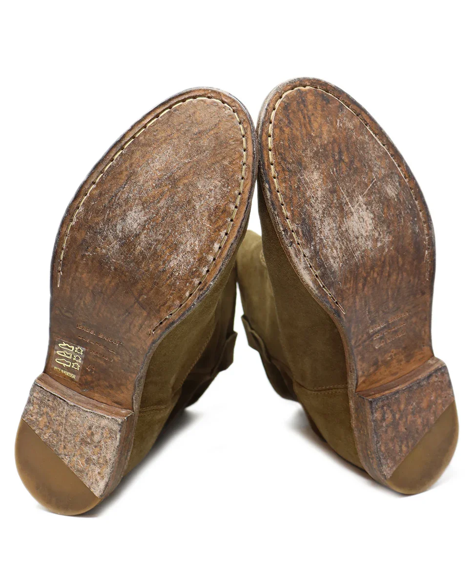 Isabel Marant Tan Suede Booties sz 11 - Image 5