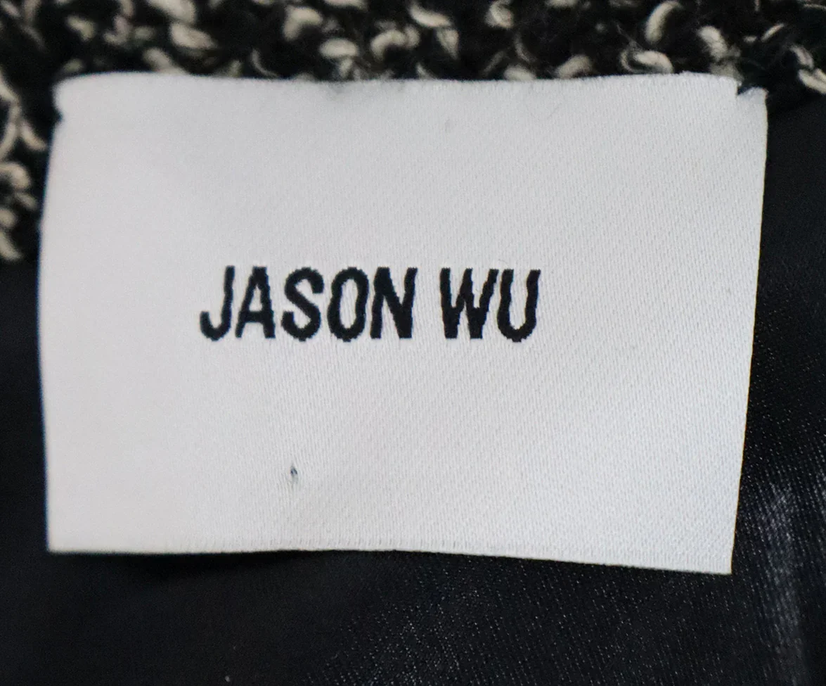 Jason Wu Black and White Knit Dress sz 4 - Image 4