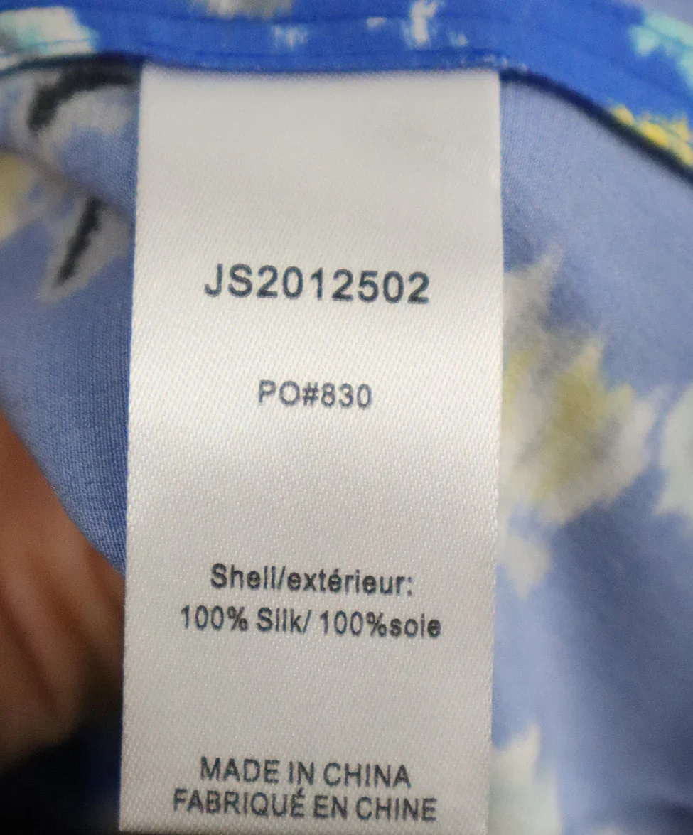 Jason Wu Blue Yellow & Grey Print Silk Dress sz 8 - Image 5