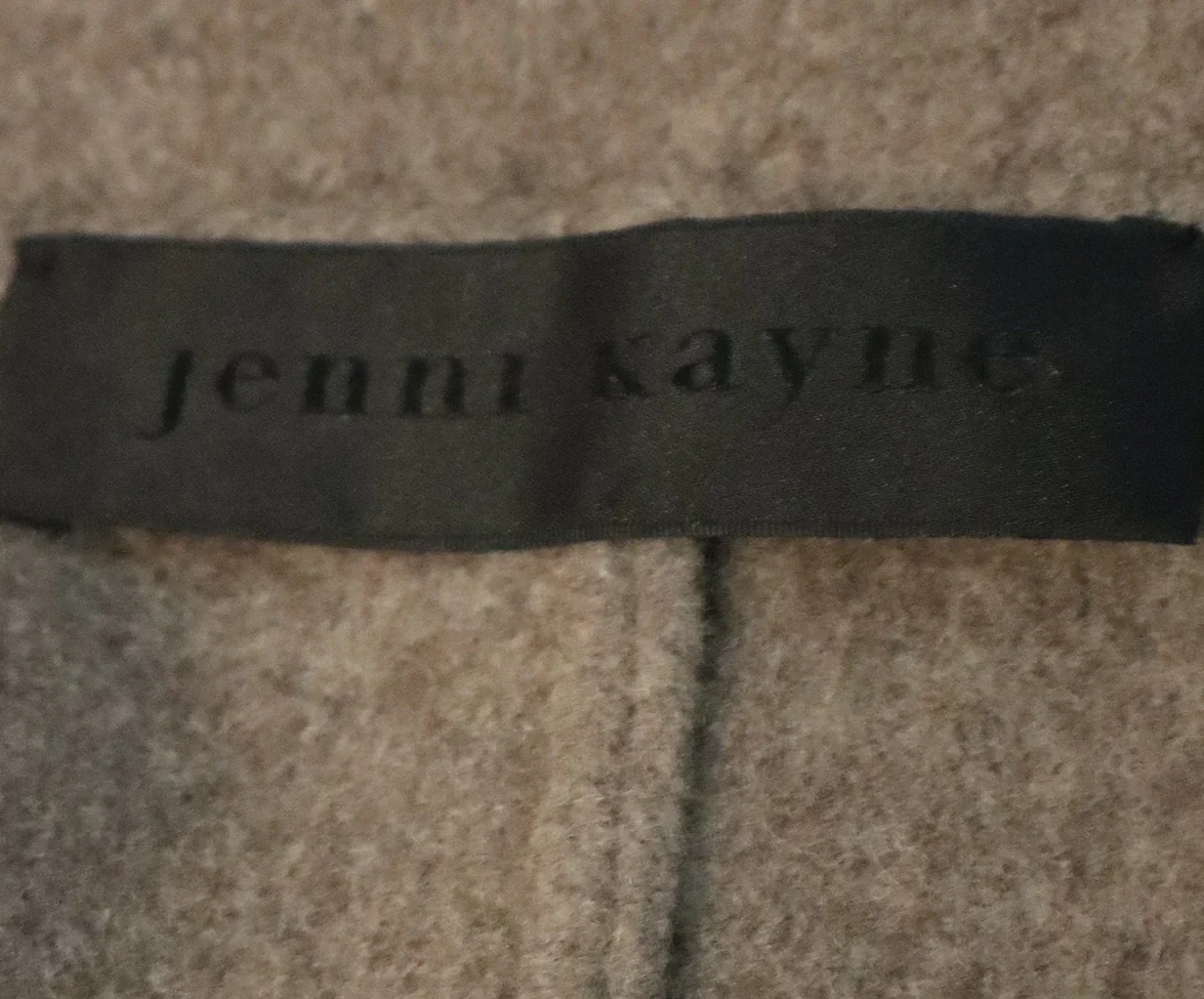 Jenni Kayne Taupe Wool & Cashmere Coat sz 4 - Image 4
