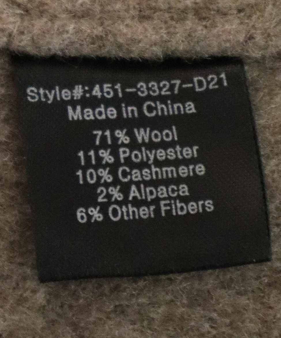 Jenni Kayne Taupe Wool & Cashmere Coat sz 4 - Image 5