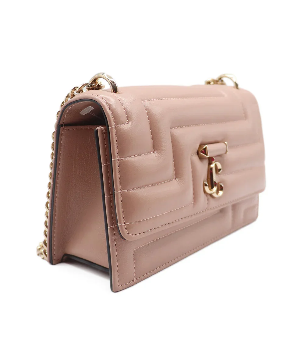 Jimmy Choo Pink Mauve Leather Bohemia Ballet Mini Handbag - Image 2