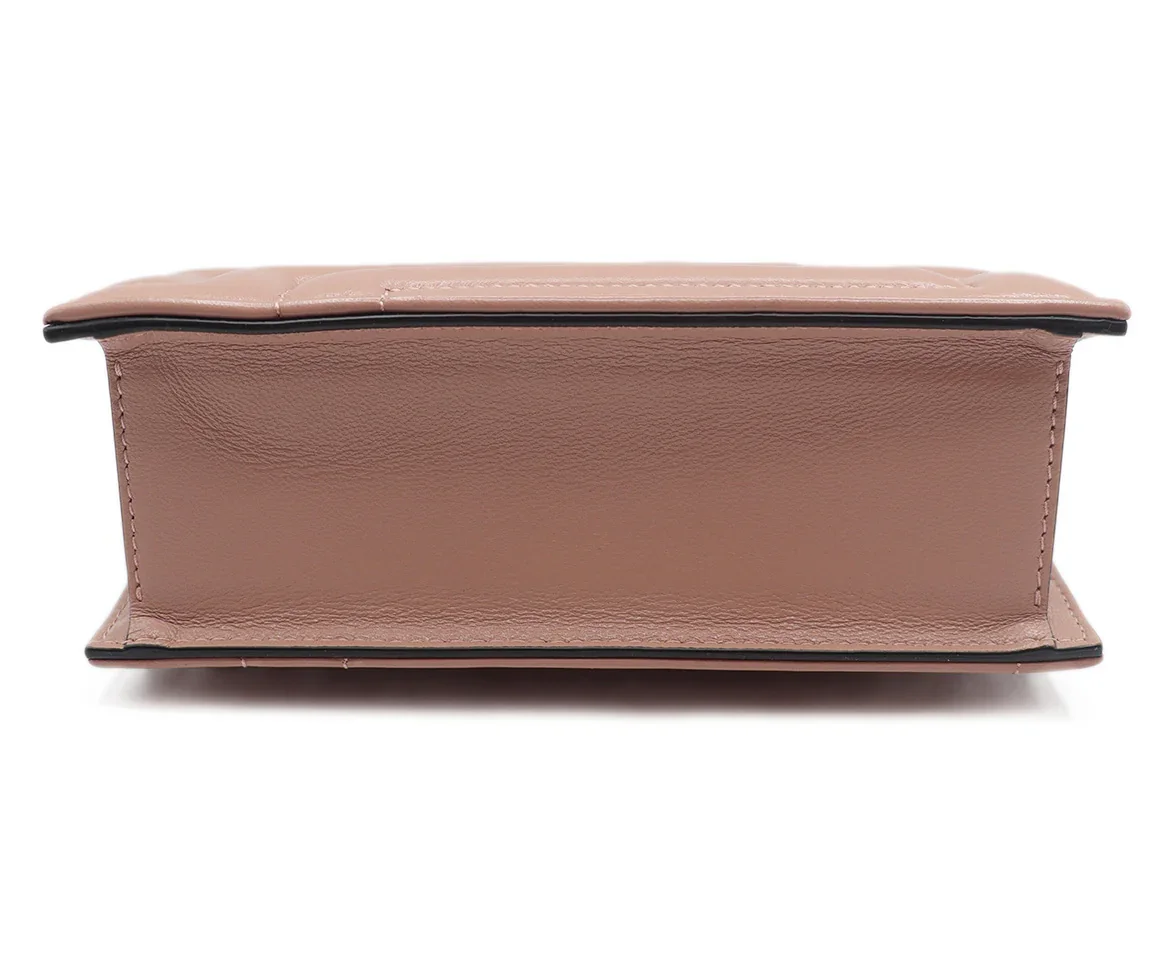 Jimmy Choo Pink Mauve Leather Bohemia Ballet Mini Handbag - Image 4