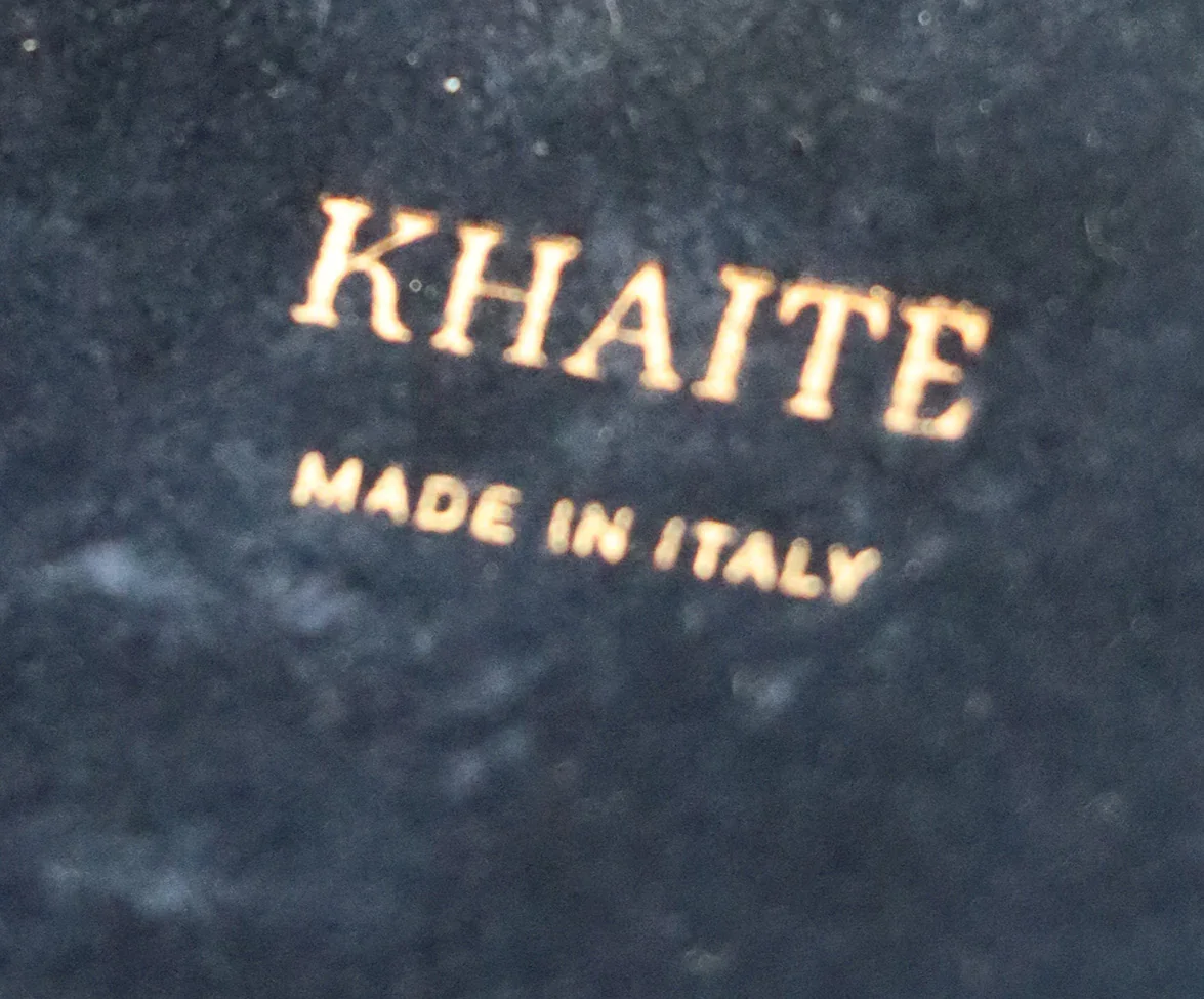 Khaite Navy Suede Handbag - Image 8