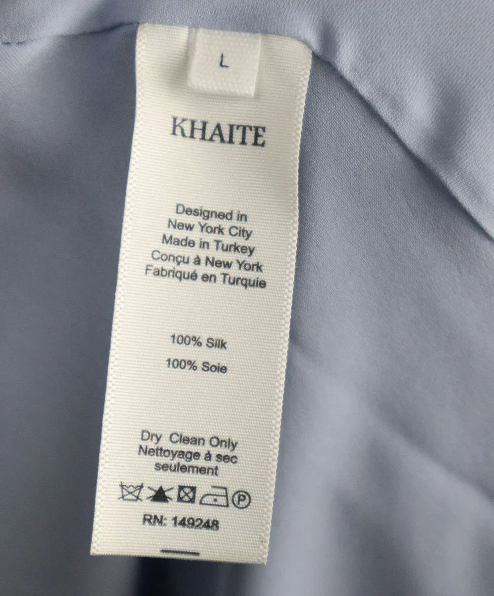 Khaite Neutral Ivory Denim Skirt sz 6 - Image 5