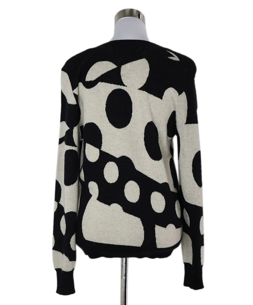 Libertine B&W Polka Dot Cardigan sz 6 - Image 3