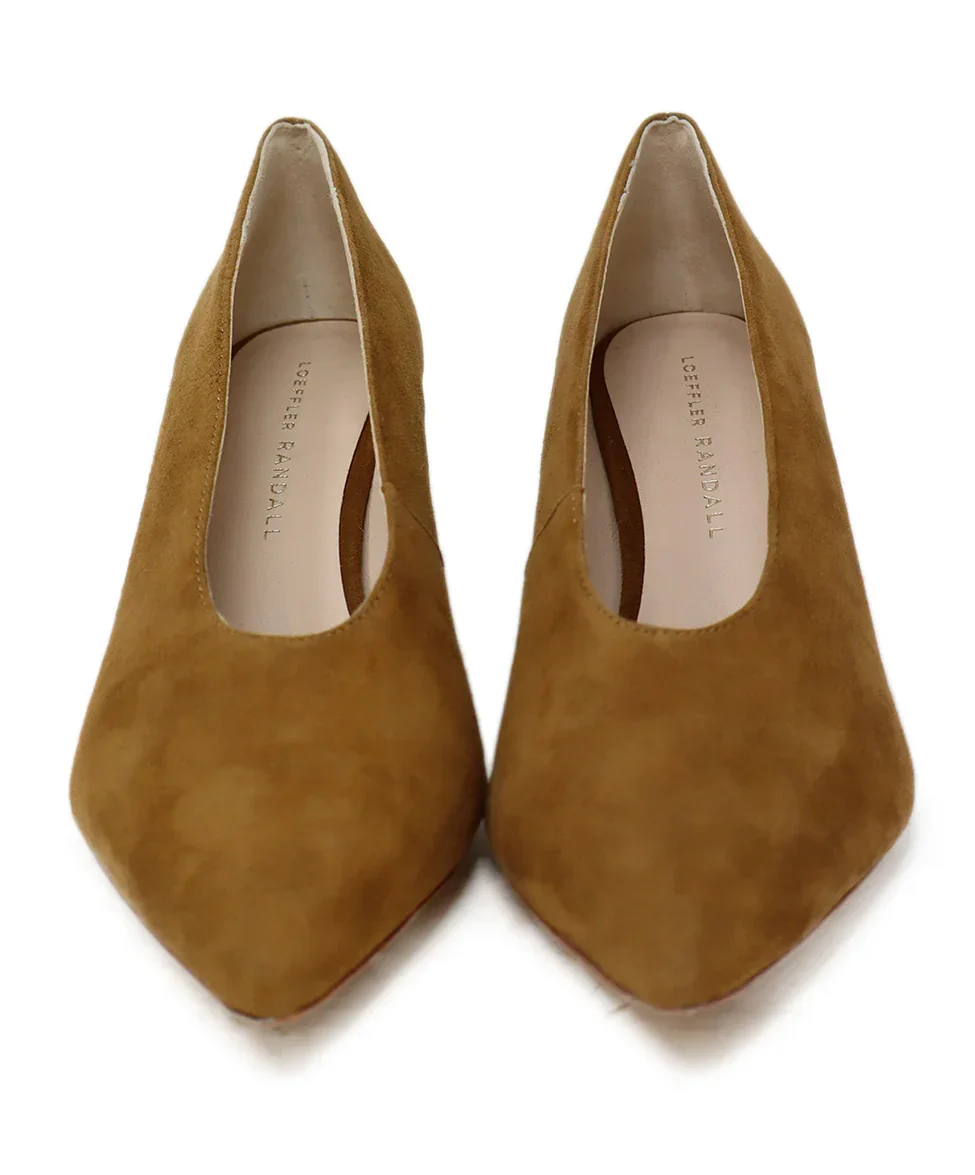 Loeffler Randall Tan Suede Heels sz 6.5 - Image 4
