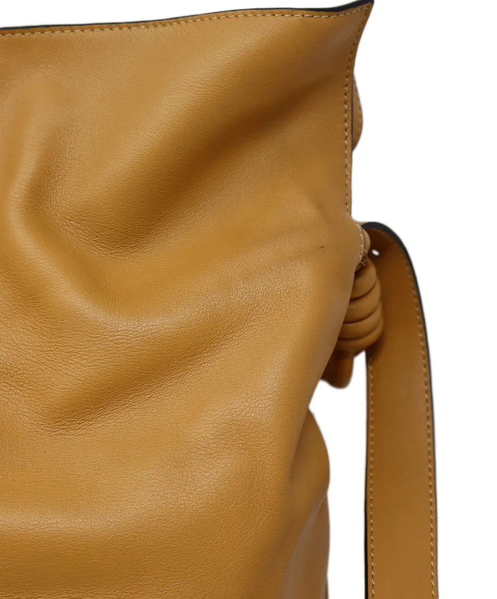 Loewe Tan Leather Flamenco Bag - Image 12