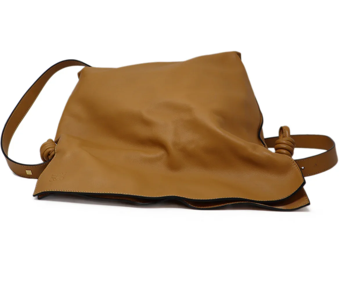 Loewe Tan Leather Flamenco Bag - Image 5