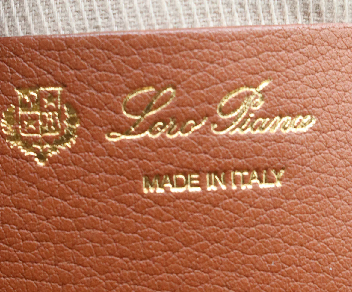 Loro Piana Brown Camel Leather Shoulder Bag Handbag - Image 10