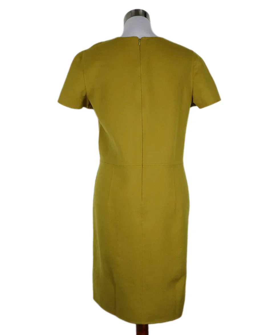 Loro Piana Chartreuse Cashmere Dress sz 8 - Image 3