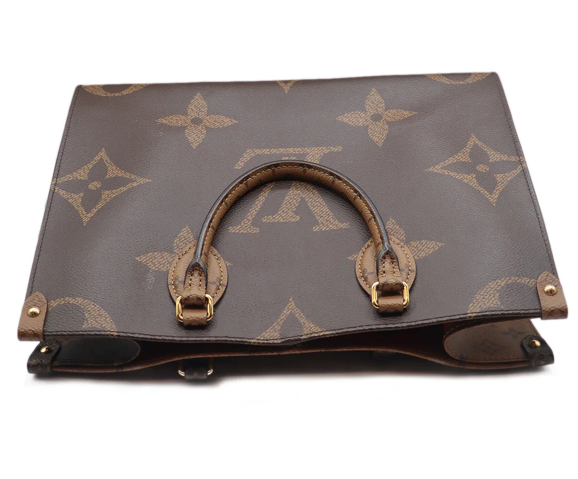 Louis Vuitton Brown OnTheGo MM Tote - Image 5