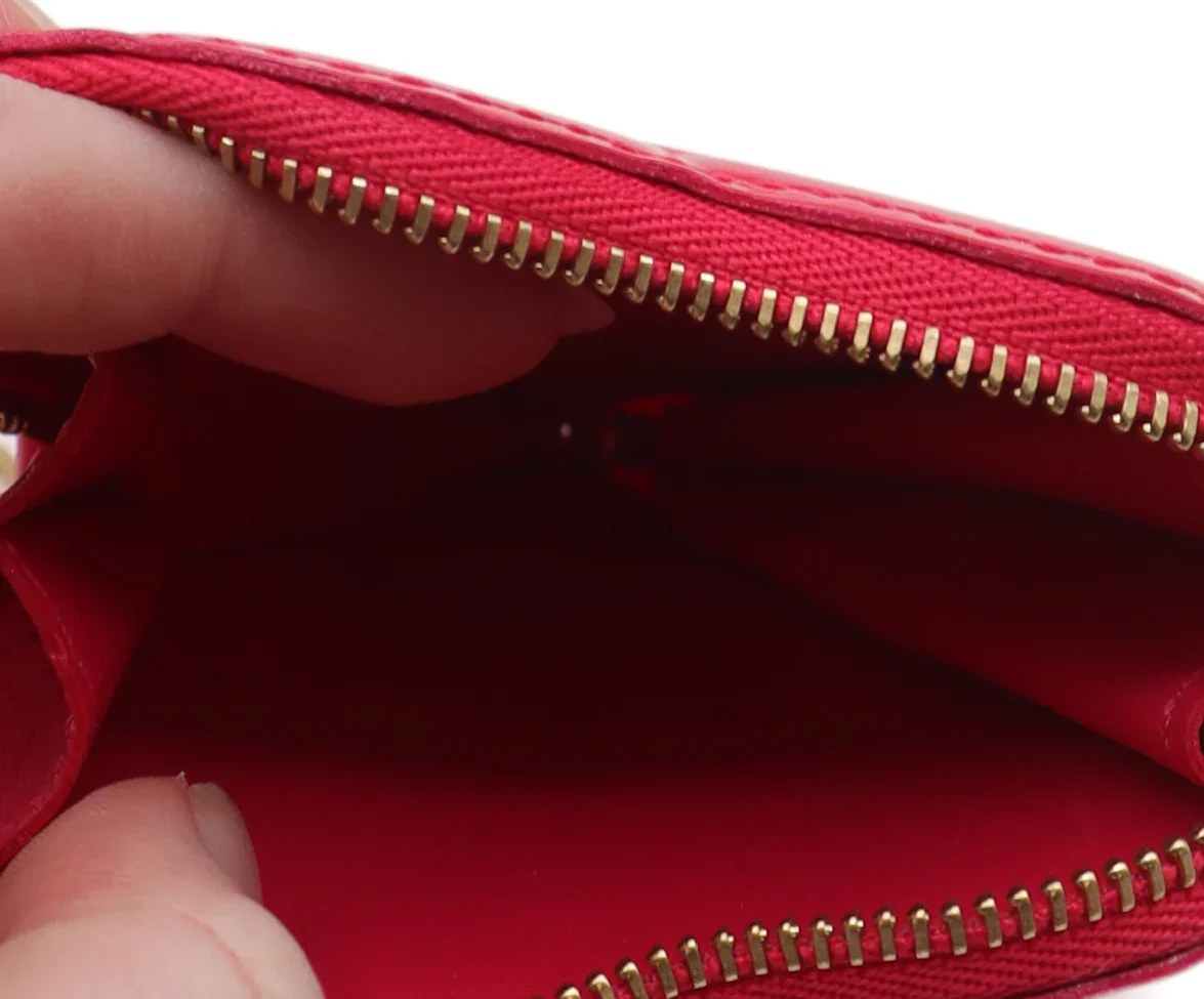Louis Vuitton Pink Patent Leather Monogram Change Purse - Image 3