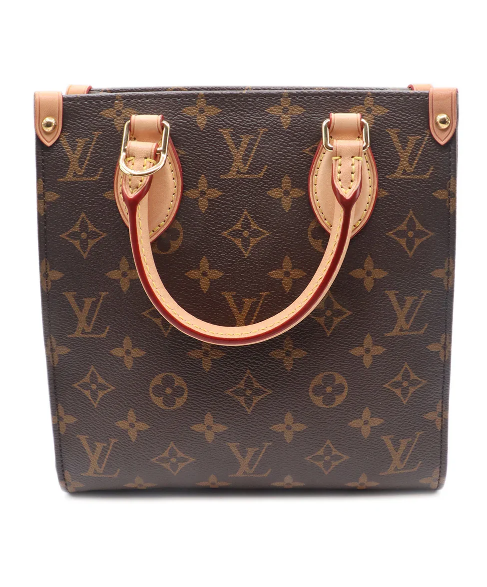 Louis Vuitton Tan Monogram Leather Tote - Image 3