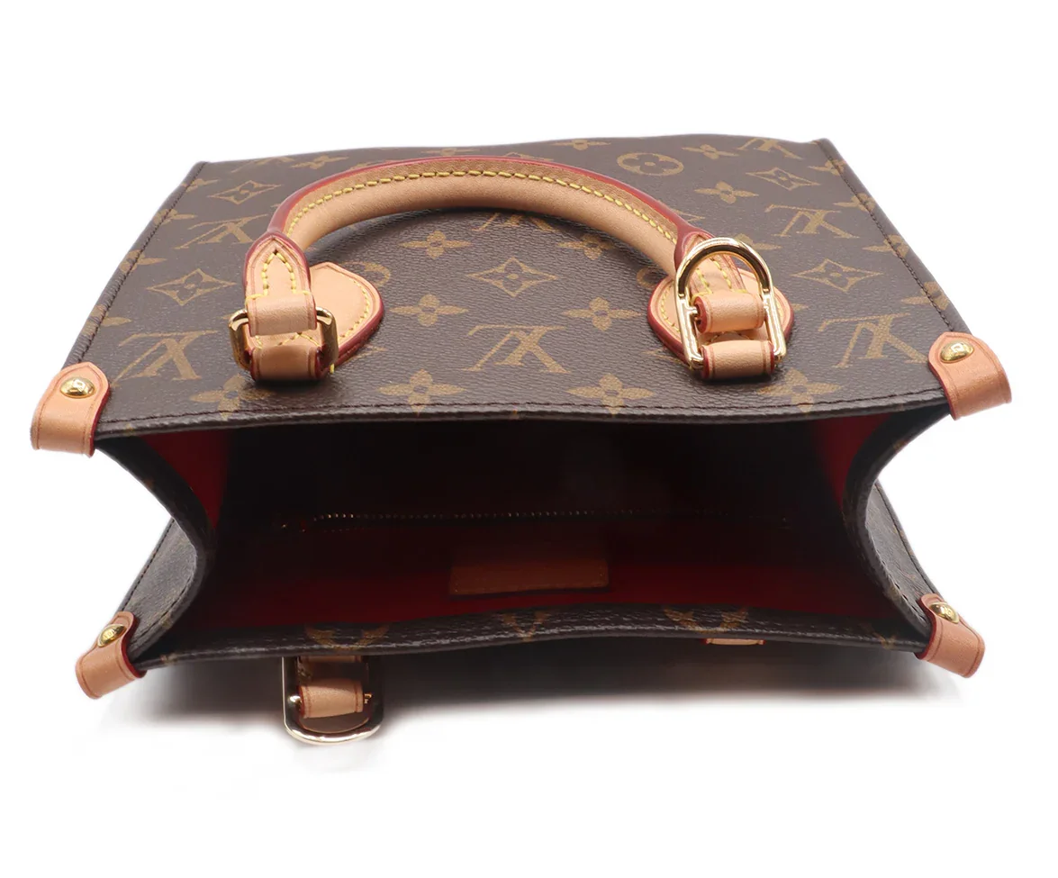Louis Vuitton Tan Monogram Leather Tote - Image 5