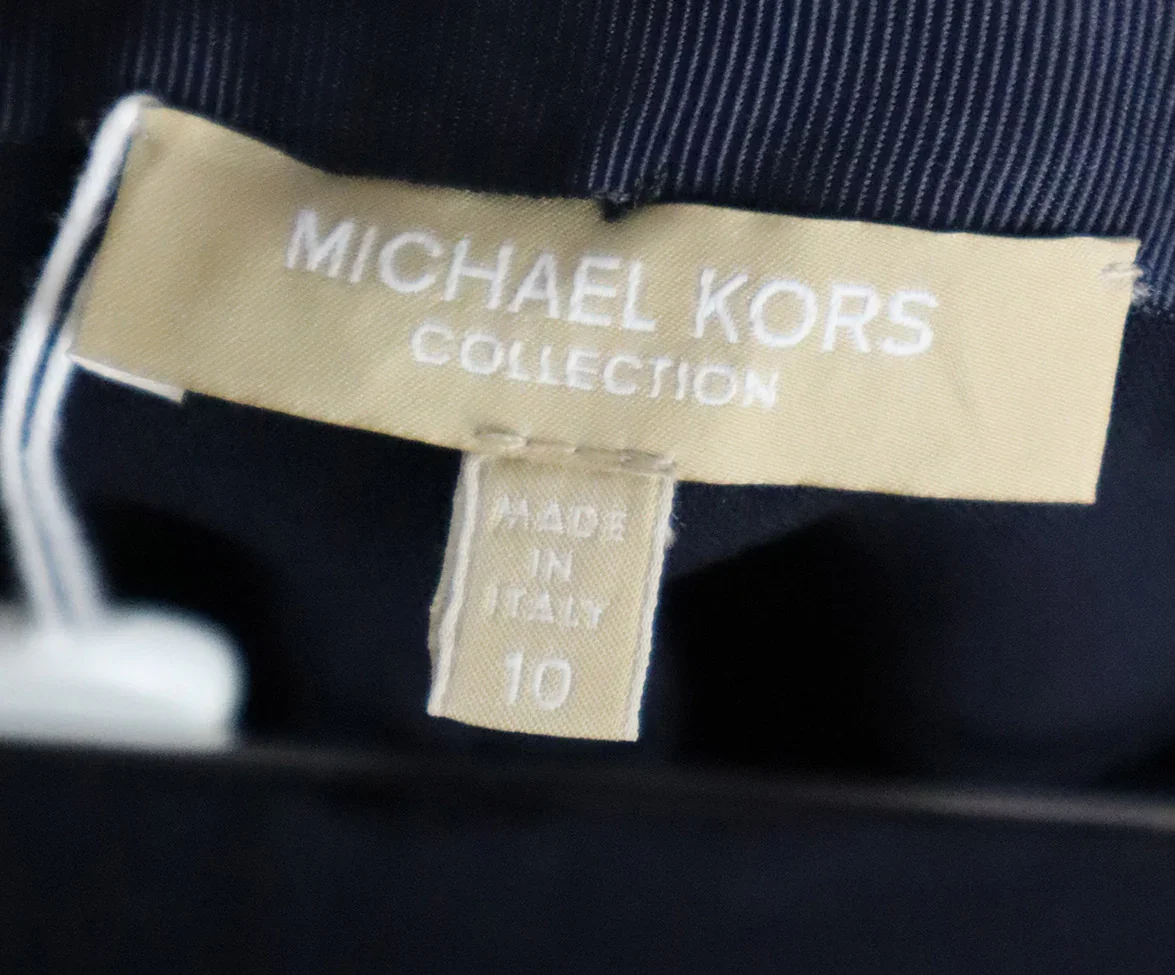 Michael Kors Navy Wool Pants sz 10 - Image 3